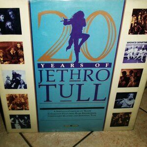ian anderson & jethro tull 20 years of NEW 1988 canada bmg club 2 lp set - flute